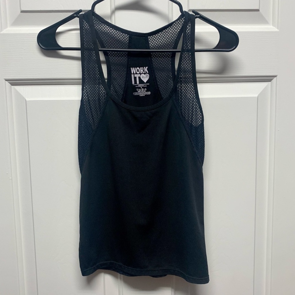 🖤Mesh Black Work Out Tank Top 🖤